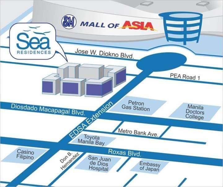 Sea Residences Homey Condo By Dnj Pasay Esterno foto